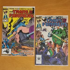 Transformers #13 & #14, 1980s comic books (Lot of 2)